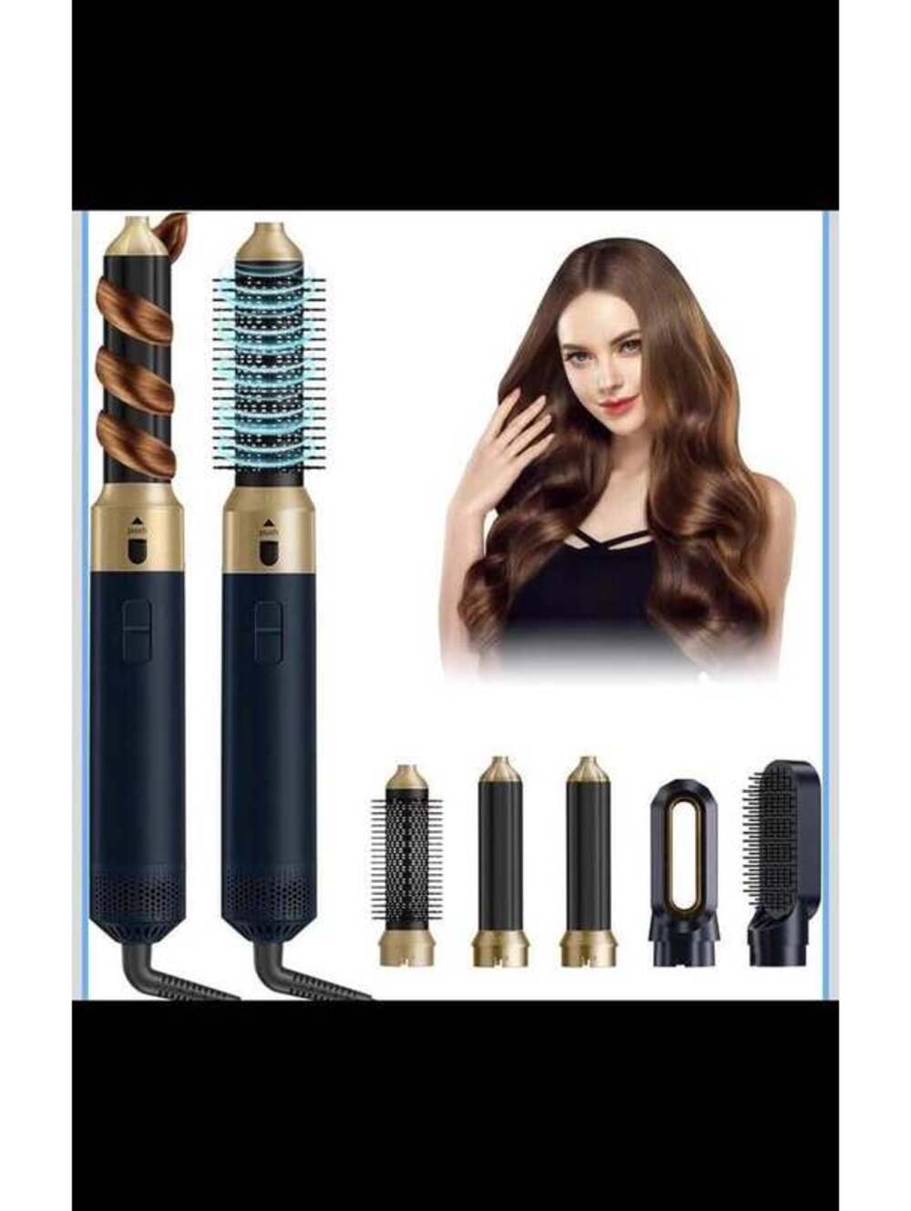 5-in-1 Hair Dryer Brush/Air Styler - Curl, Straighten, Volumize - New in Box
